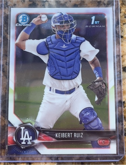 2018 Bowman Chrome Prospects #BCP79 Keibert Ruiz — front