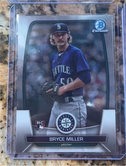 2023 Bowman Chrome #92 Bryce Miller — front