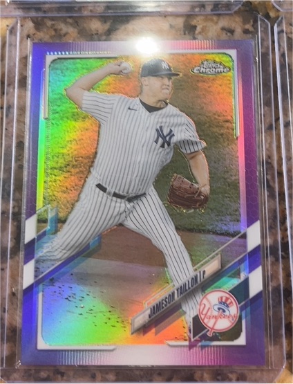 2021 Topps Chrome Update #USC42 Jameson Taillon — front