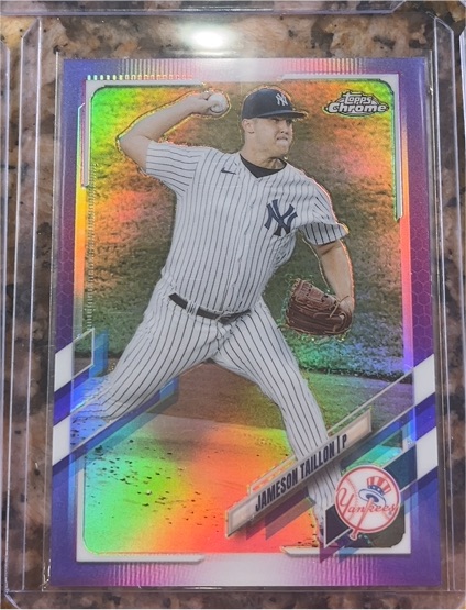 2021 Topps Chrome Update #USC42 Jameson Taillon — front