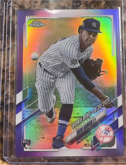2021 Topps Chrome Update #USC78 Deivi Garcia — front