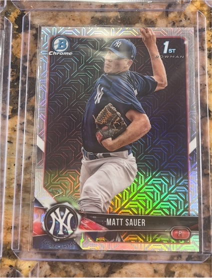 2022 Bowman Chrome 1st Bowman Matt Sauer — front