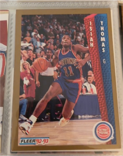 1992-93 Fleer #69 Isiah Thomas — front