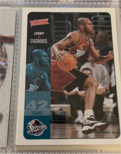 2000-01 Upper Deck Victory #57 Jerry Stackhouse — front