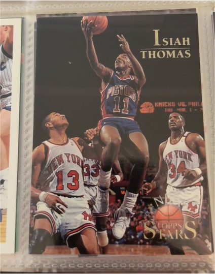 1996 Topps Stars #144 Isiah Thomas — front
