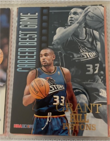 1996-97 Hoops #332 Grant Hill — front