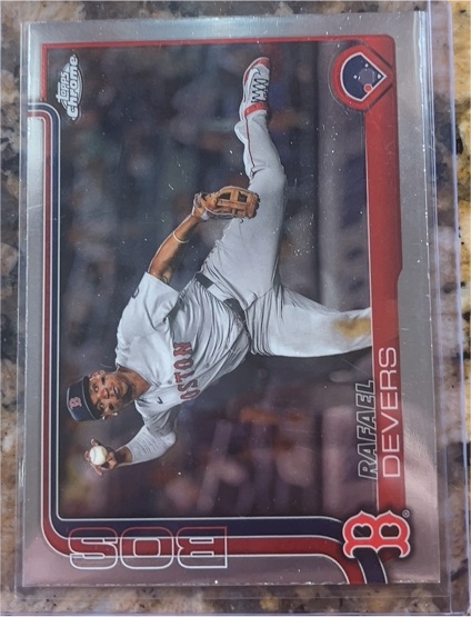 2025 Topps Chrome #127 Rafael Devers — front
