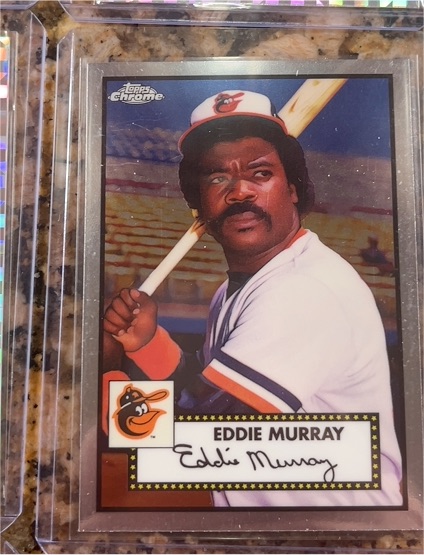 2021 Topps Chrome Platinum Anniversary #503 Eddie Murray — front