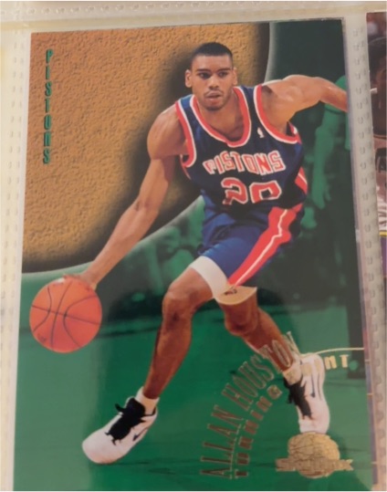 1995-96 SkyBox Premium #136 Allan Houston — front