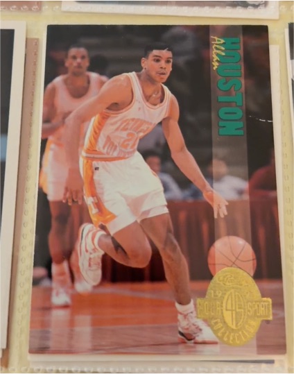 1993 Classic Four Sport #8 Allan Houston — front