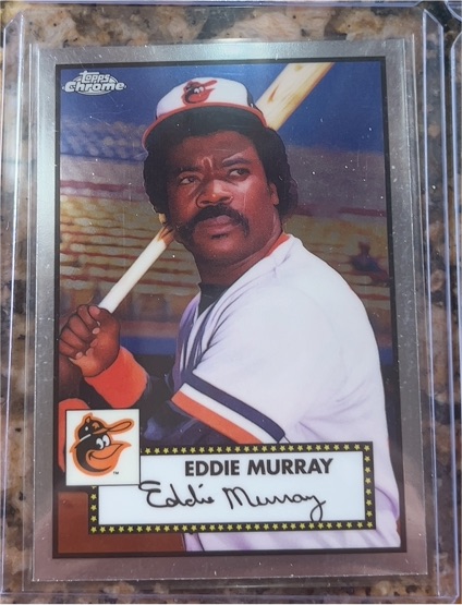2021 Topps Chrome Platinum Anniversary #503 Eddie Murray — front