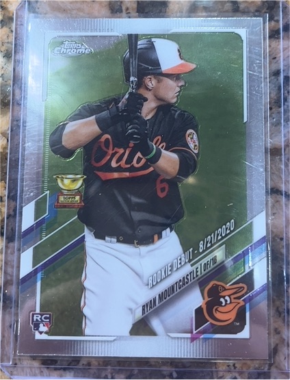 2021 Topps Chrome Update Series #USC39 Ryan Mountcastle Rookie Debut — front