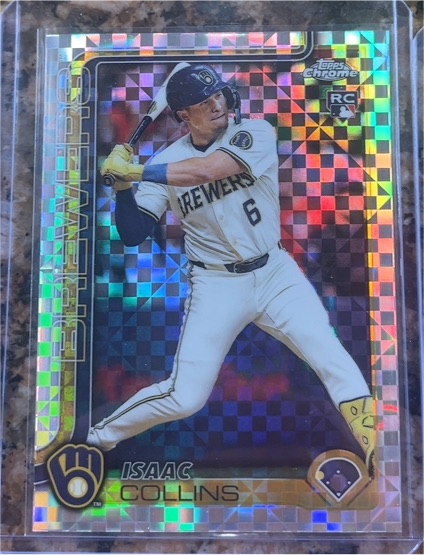 2025 Topps Chrome #92 Isaac Collins — front