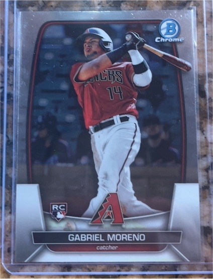 2023 Bowman Chrome #59 Gabriel Moreno — front