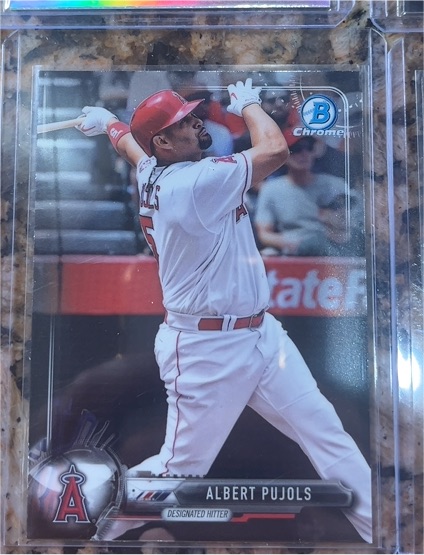 2017 Bowman Chrome #5 Albert Pujols — front