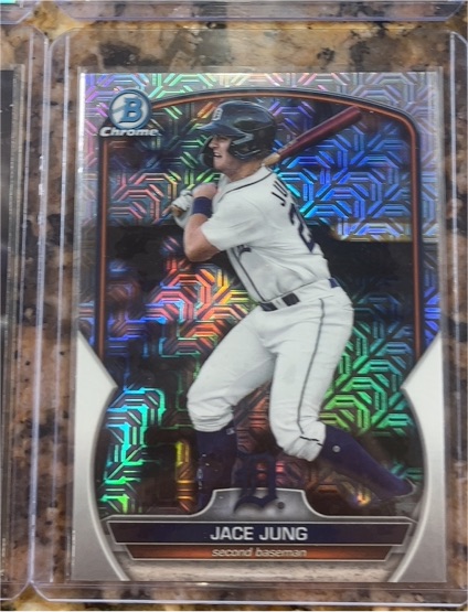 2023 Bowman Chrome Prospects #BCP-215 Jace Jung — front