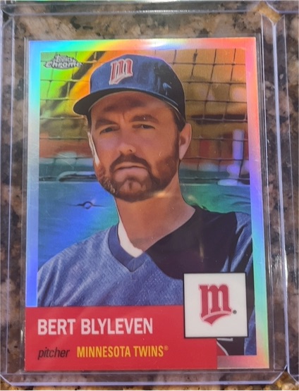 2022 Topps Chrome Platinum Anniversary #343 Bert Blyleven Minnesota Twins — front