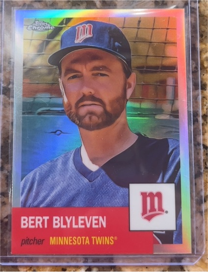 2022 Topps Chrome Platinum Anniversary #343 Bert Blyleven — front
