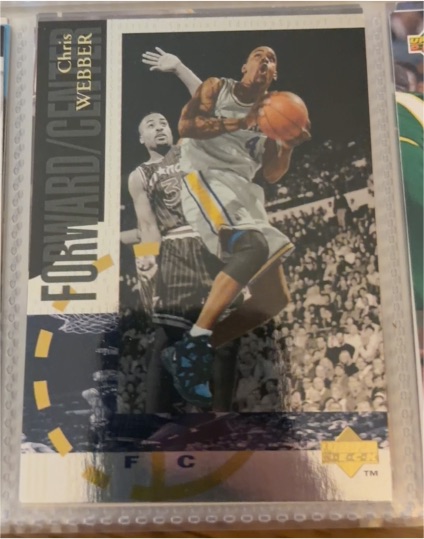 1994-95 Upper Deck Special Edition #SE30 Chris Webber — front