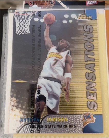 1999-00 Topps Finest #132 Antawn Jamison — front