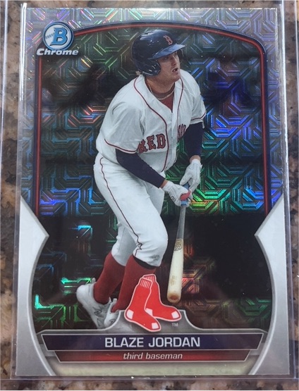 2023 Bowman Chrome Prospects #BCP-167 Blaze Jordan — front