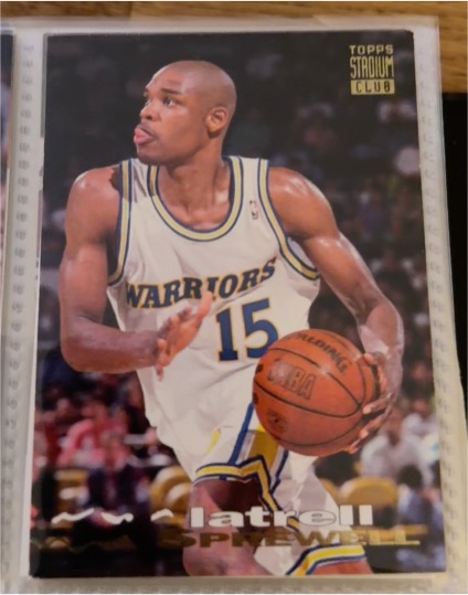 1993-94 Topps Stadium Club #294 Latrell Sprewell — front