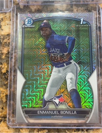 2023 Bowman Chrome #BCP-163 Enmanuel Bonilla — front