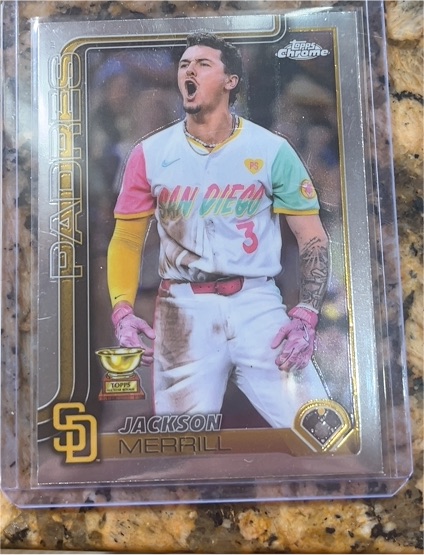 2025 Topps Chrome #61 Jackson Merrill — front