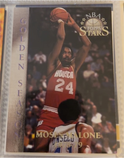 1996-97 Topps Stars #77 Moses Malone — front