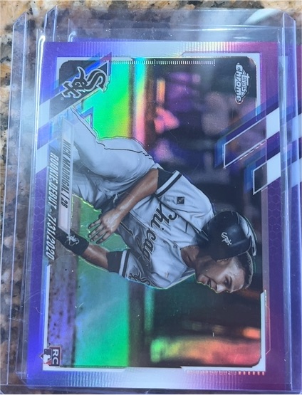 2021 Topps Chrome Update #USC89 Nick Madrigal Purple Refractor Rookie — front