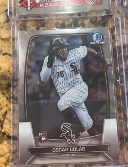 2023 Bowman Chrome #20 Oscar Colás — front