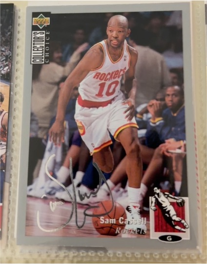 1994 Upper Deck Collector's Choice #87 Sam Cassell — front