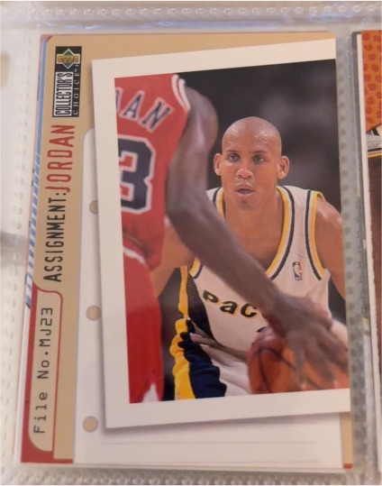 1996-97 Upper Deck Collector's Choice Assignment: Jordan #MJ23 Michael Jordan — front