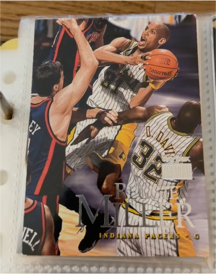 1999 SkyBox Premium #7 Reggie Miller Indiana Pacers — front