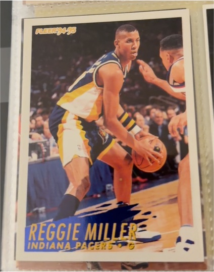 1994-95 Fleer #92 Reggie Miller — front