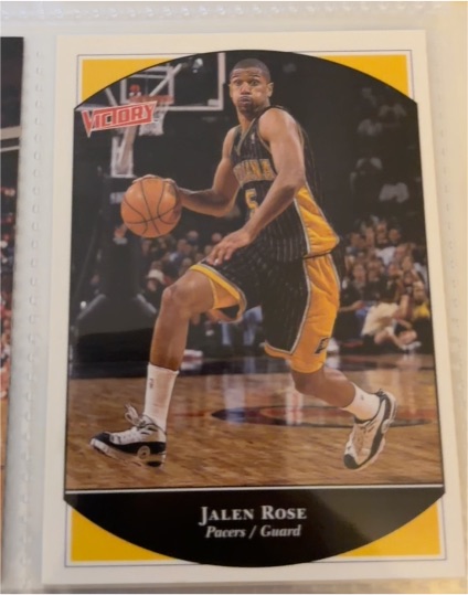1997 Upper Deck Victory #53 Jalen Rose — front