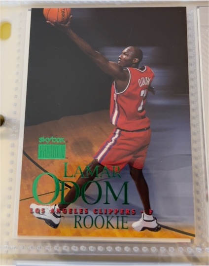 1999 SkyBox Premium #104 Lamar Odom — front