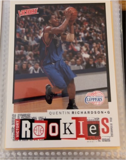 2000-01 Upper Deck Victory #267 Quentin Richardson — front