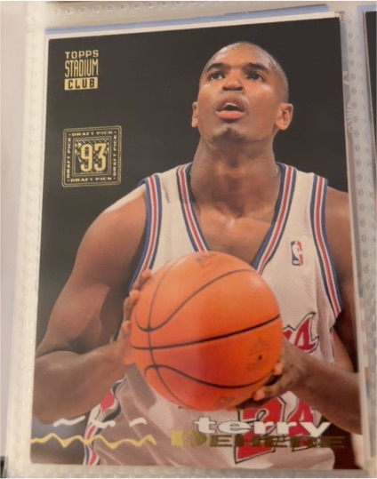1993-94 Topps Stadium Club #296 Terry Dehere — front