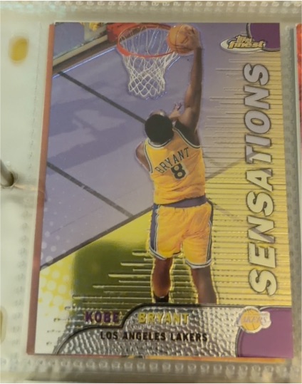 1999 Topps Finest Sensations #128 Kobe Bryant — front