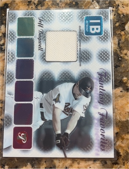 2004 Topps Pristine Fantasy Favorites Relics #FF-JB Jeff Bagwell — front
