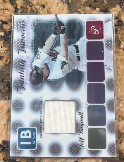 2004 Topps Pristine Fantasy Favorites Relics #IB Jeff Bagwell — front