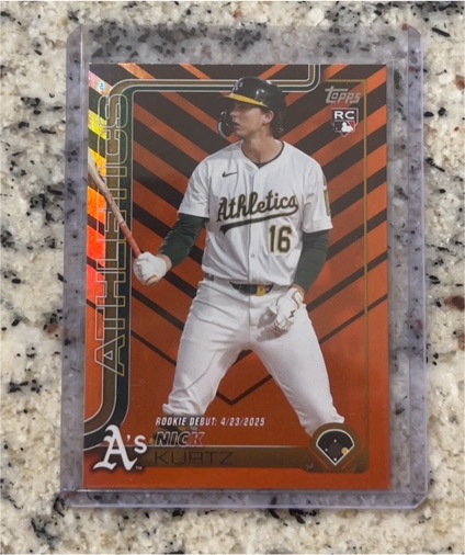 2025 Topps Update #US197 Nick Kurtz — front