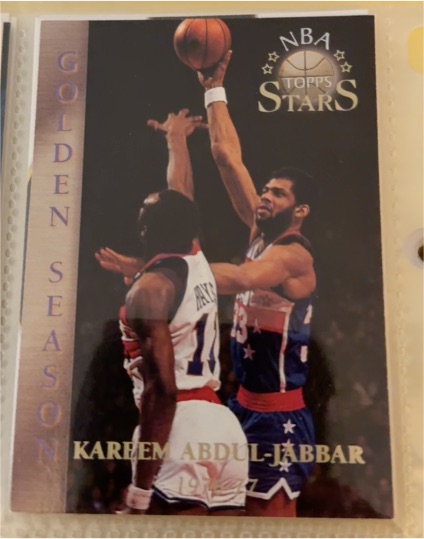 1996 Topps Stars Golden Season #51 Kareem Abdul-Jabbar — front