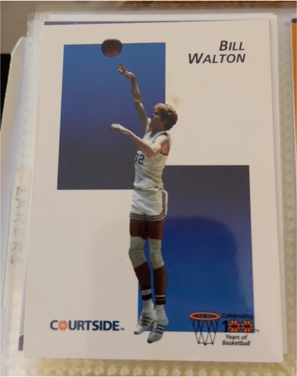 1992 Courtside #41 Bill Walton UCLA Bruins — front