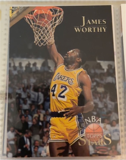 1996-97 Topps Stars #150 James Worthy — front