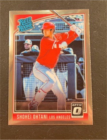 2018 Donruss Optic #56 Shohei Ohtani Rated Rookie — front