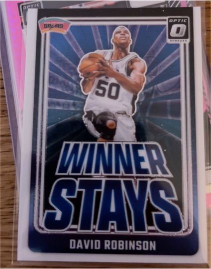 2024-25 Panini Donruss Optic #15 David Robinson Winner Stays — front