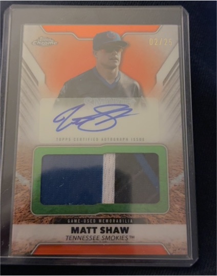 2025 Topps Pro Debut #PDJAR-MS Matt Shaw — front