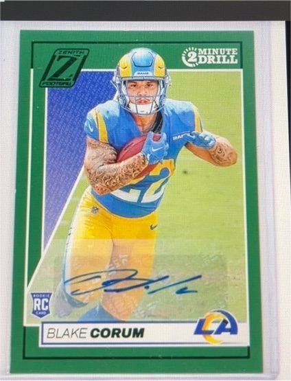 2024 Panini Zenith #108 Blake Corum Two Minute Drill — front